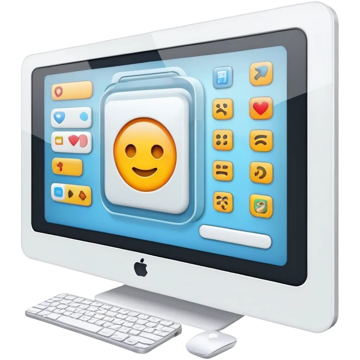 Complex screen configuration emoji