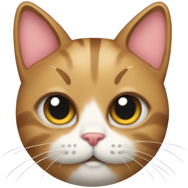 Cat wearing a bow emoji