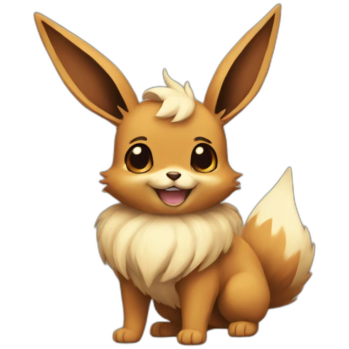 eevee that smiles emoji