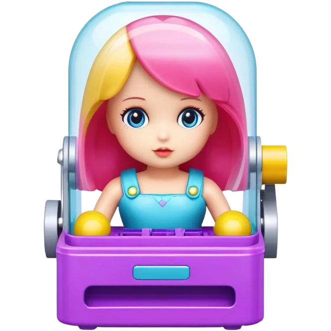doll catching machine emoji
