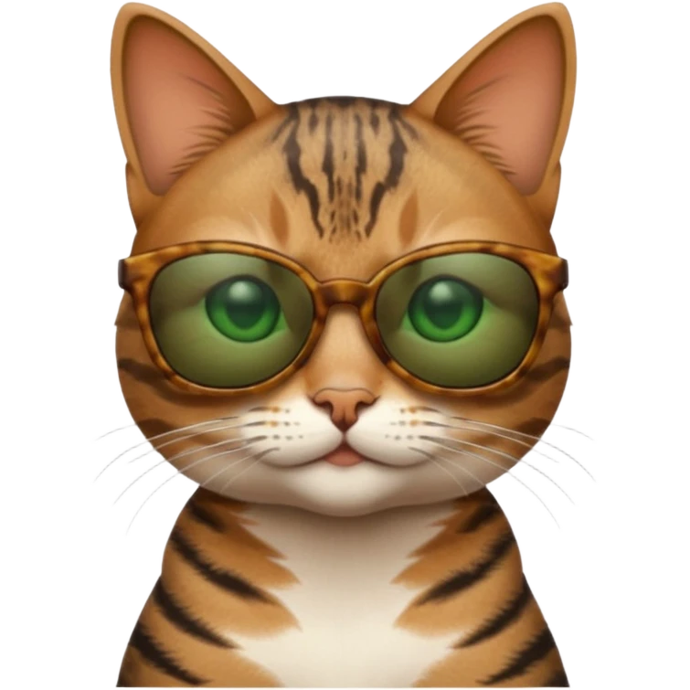 Cat wearing sunglasses emoji