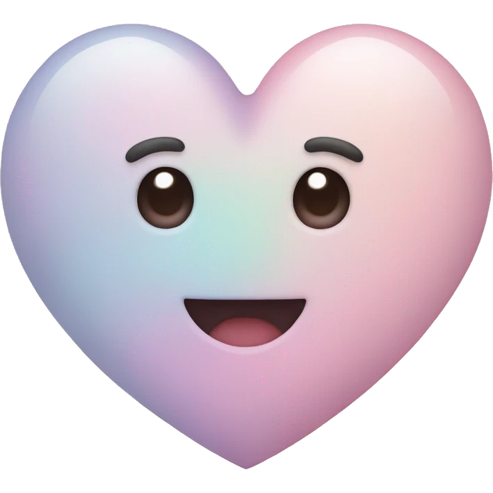 pastel heart emoji