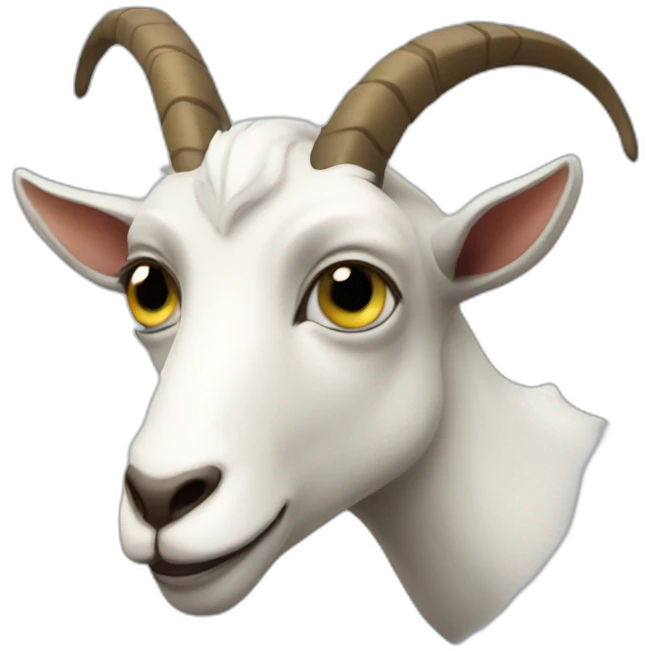 alien goat emoji