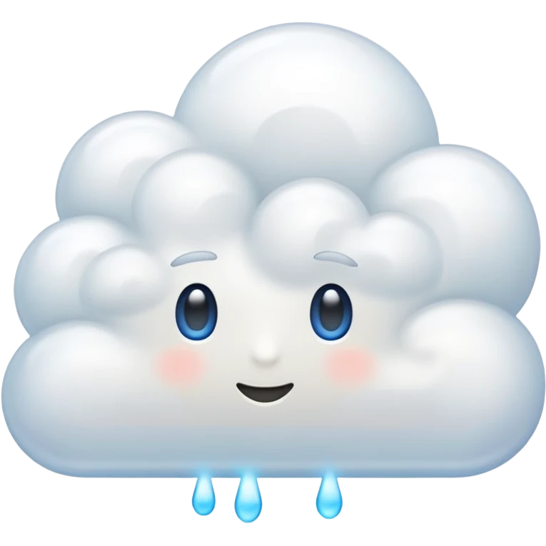 Gota blanca emoji