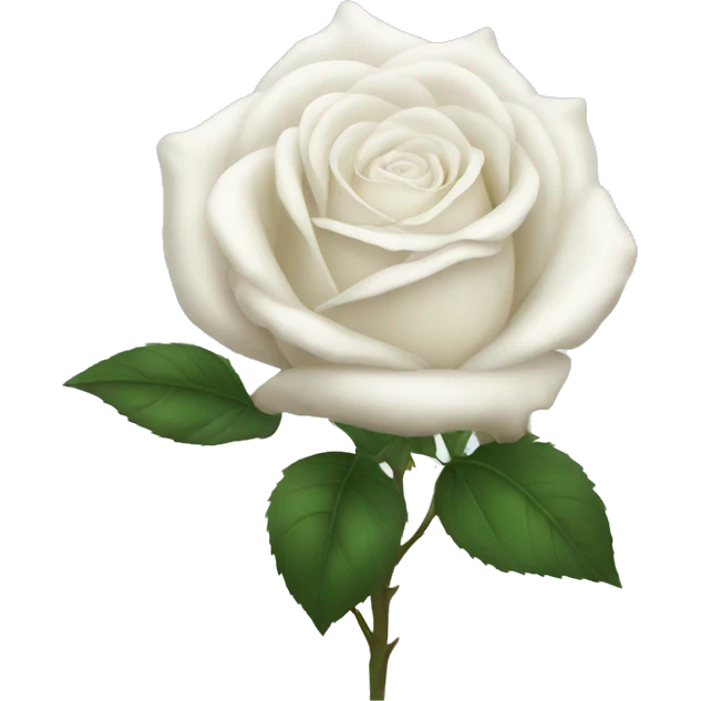 White rose emoji