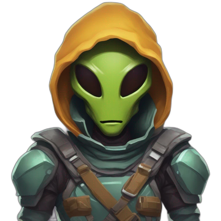 alien Bounty Hunter scifi roguelike rpg style inspired by slay the spire emoji