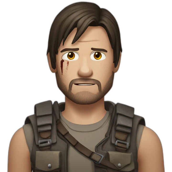 Cabeza de daryl dixon emoji
