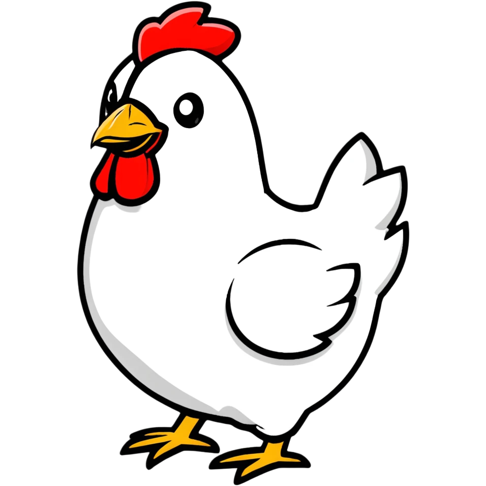 Hen emoji