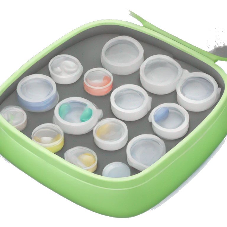 contact lens storage case emoji