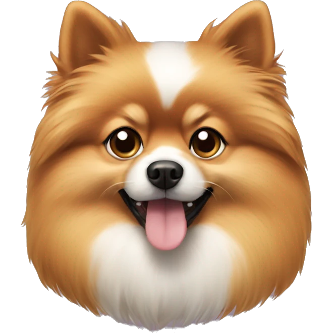 Dog pomerian  emoji