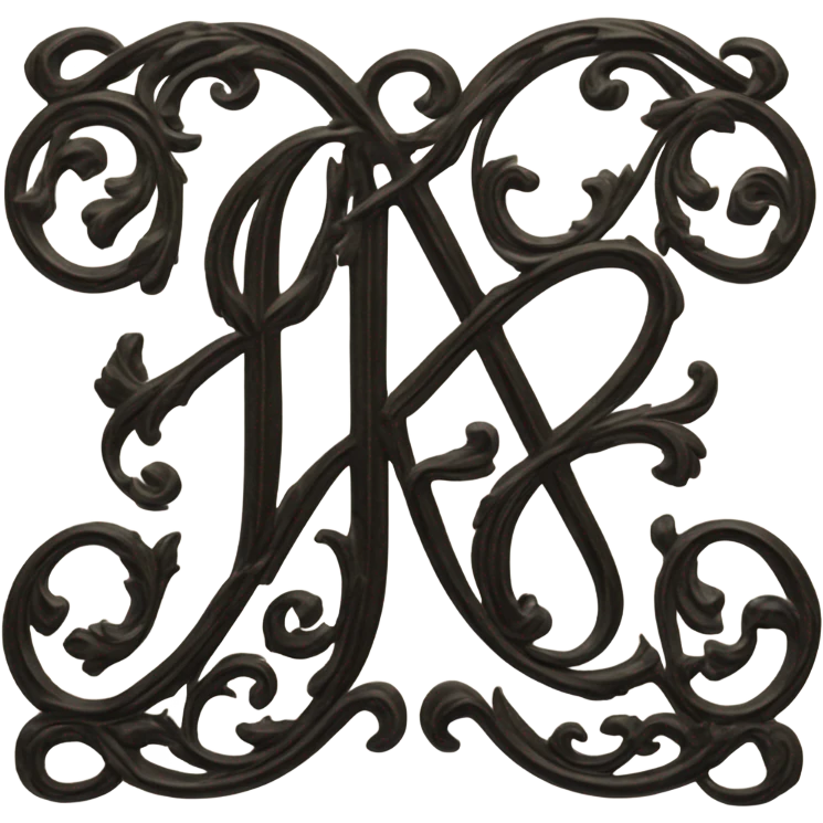 ARR coquette monogram emoji