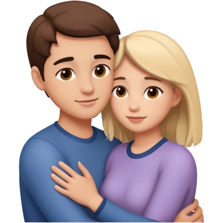 intimate moment between lovers emoji