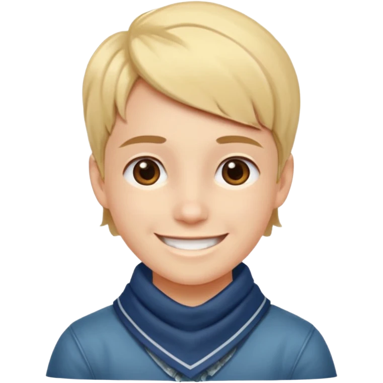 Desbravadores com lenço a Marcelo no pescoço  emoji