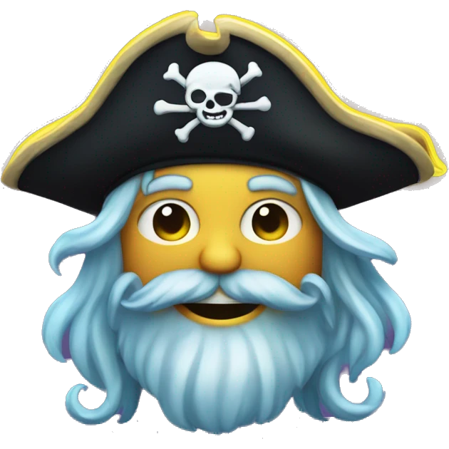 cute neon pirat emoji