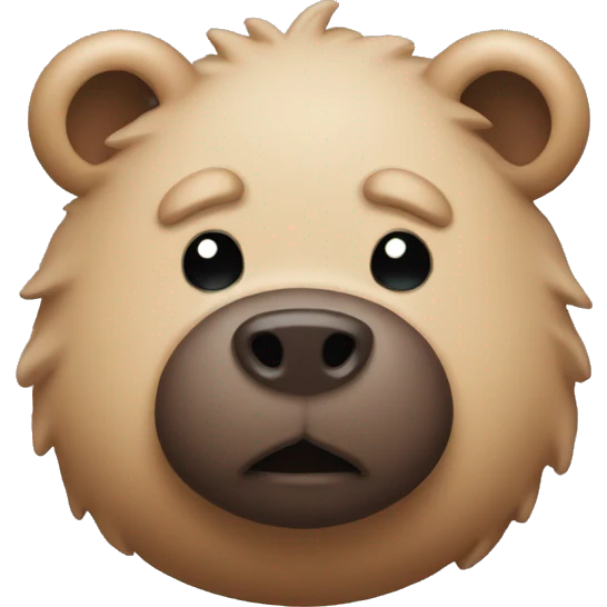 teddy head hog  emoji