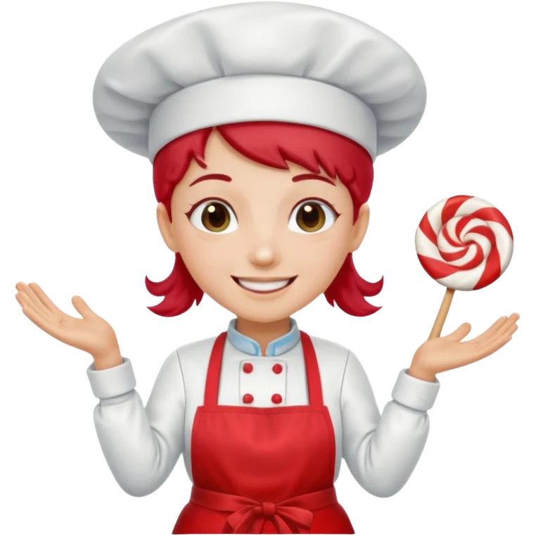Mixer + peppermint apron, Candy Chef. emoji