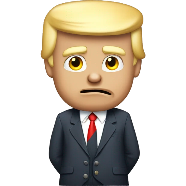 Trump ￼￼ shrugging shoulders ￼ emoji