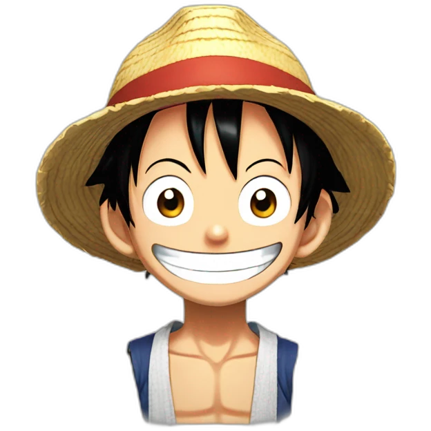 Monkey D Luffy big smile  emoji