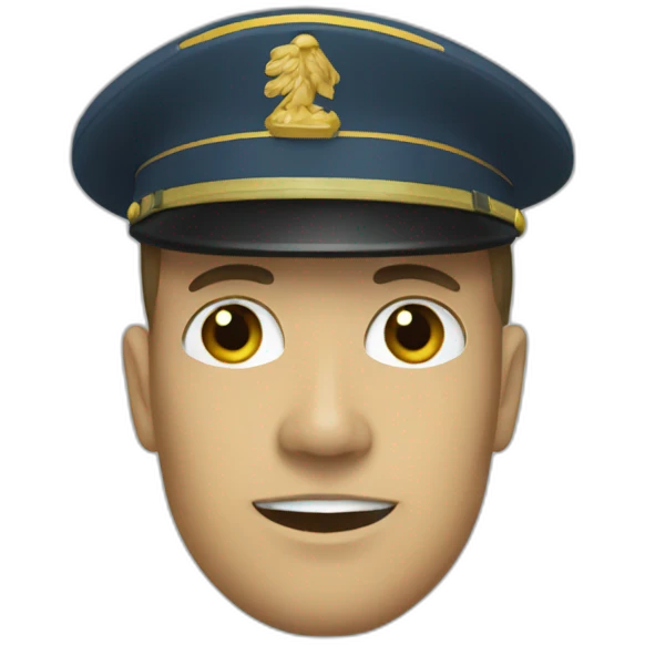 Salut militaire emoji