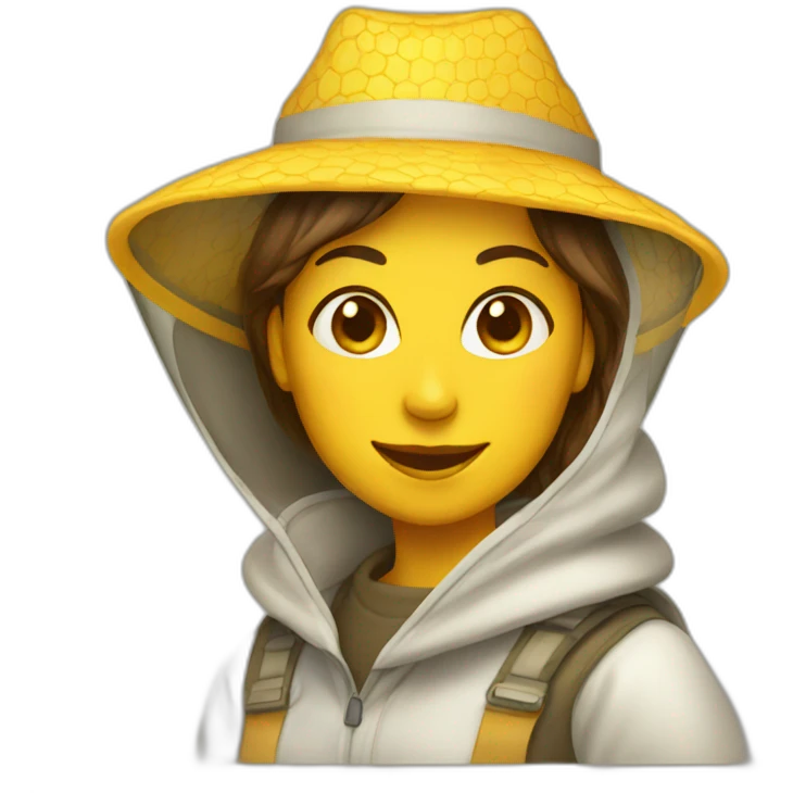 Female beekeeper emoji
