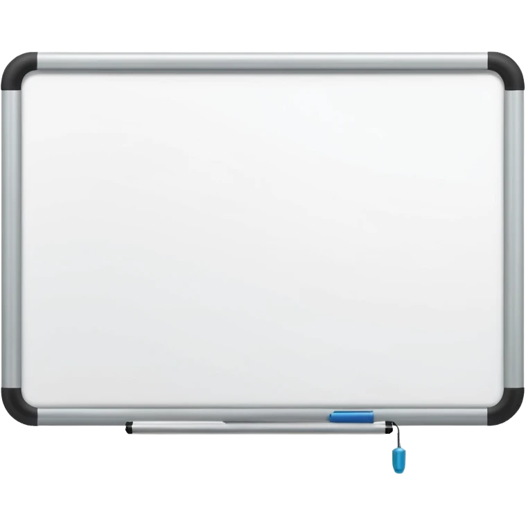 whiteboard in classroom mounted on wall emoji