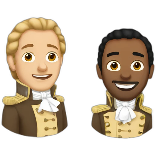 Hamilton musical emoji