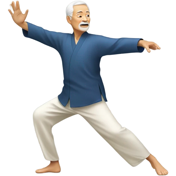 Senior tai chi emoji