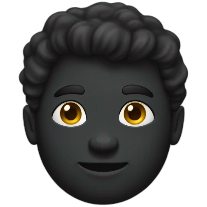 black phantom doodle emoji