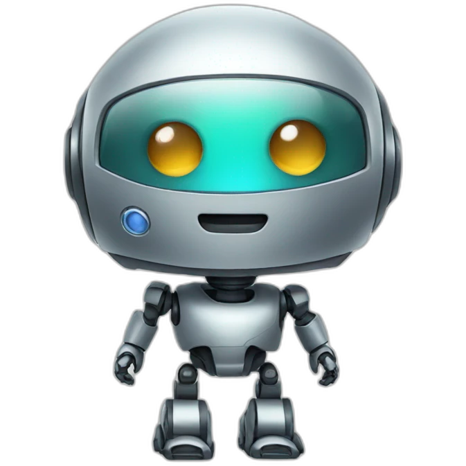 Cute robot emoji