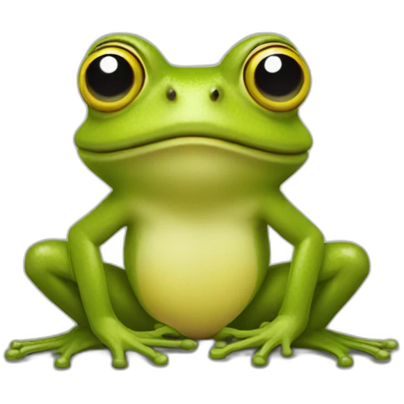 Banana frog emoji