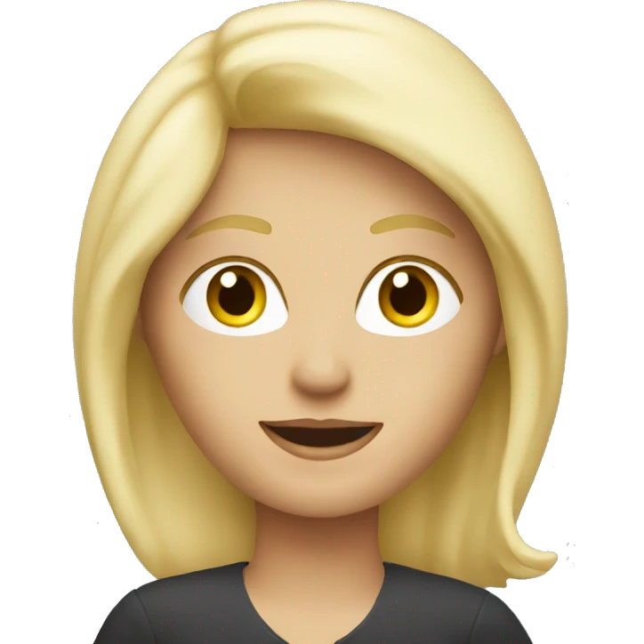 blonde lady driving  emoji