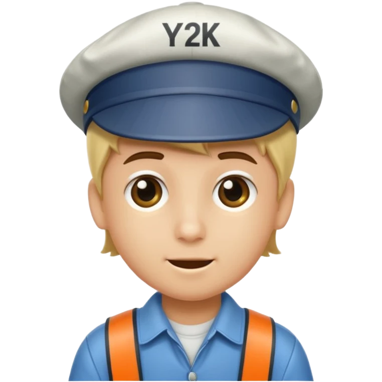 y2k newspaper boy hat emoji