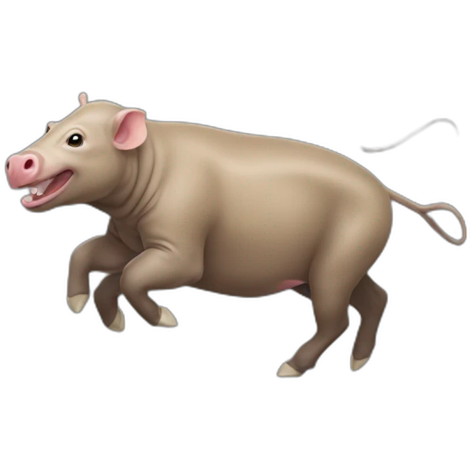 Babirusa Galloping emoji