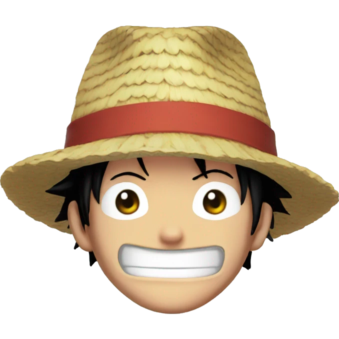 Luffy from one piece emoji