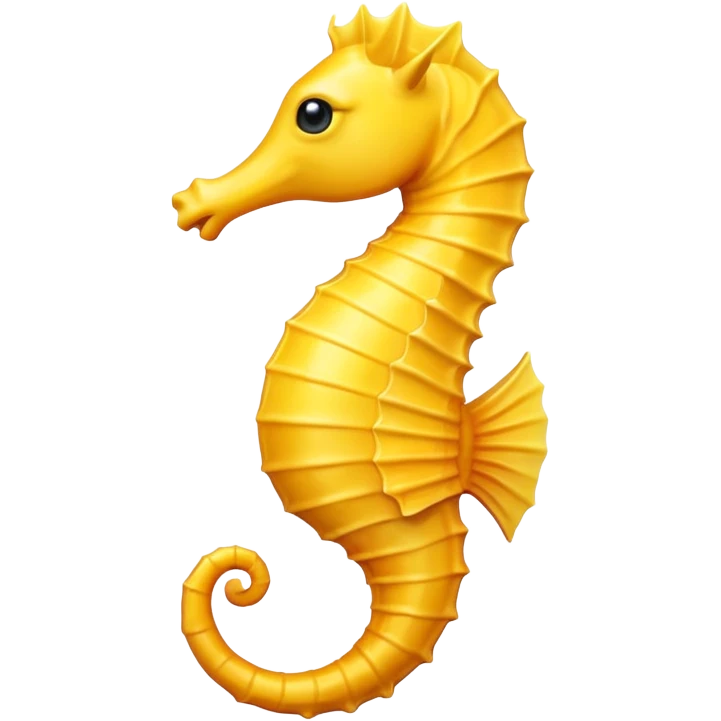 Yellow Seahorse  emoji