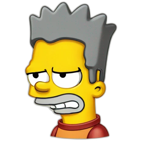 Bart simpson from "the simpson" show emoji