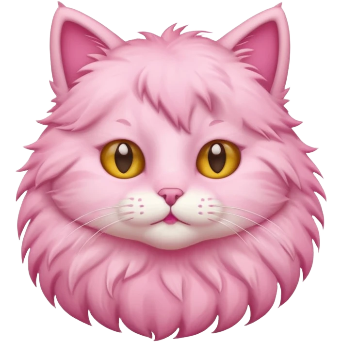 Make a pink cat icon emoji