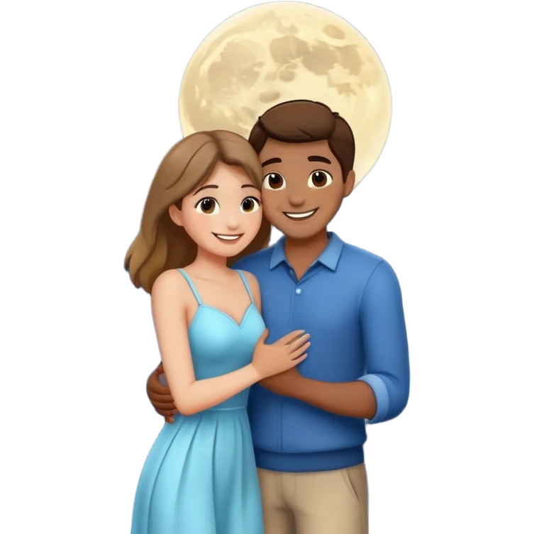Moonlight date emoji
