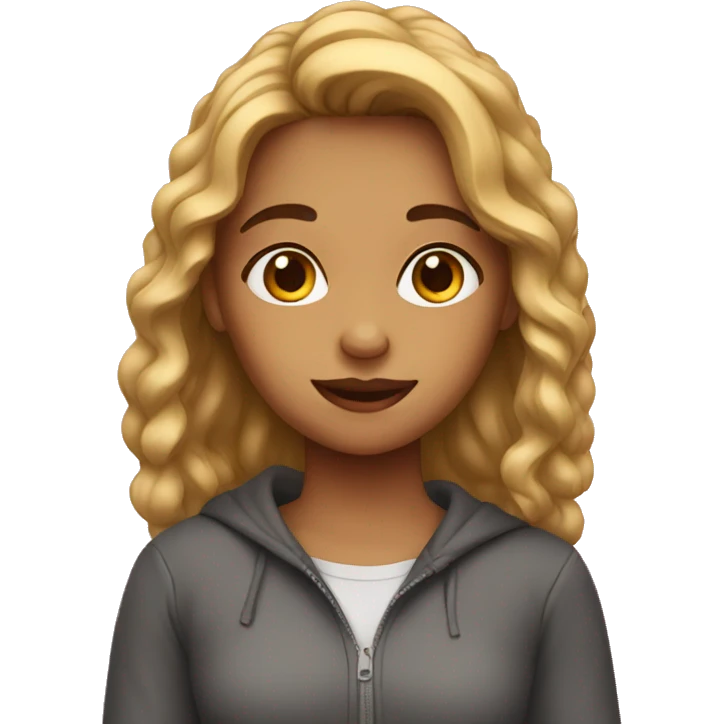 A girl who can't be stopped emoji