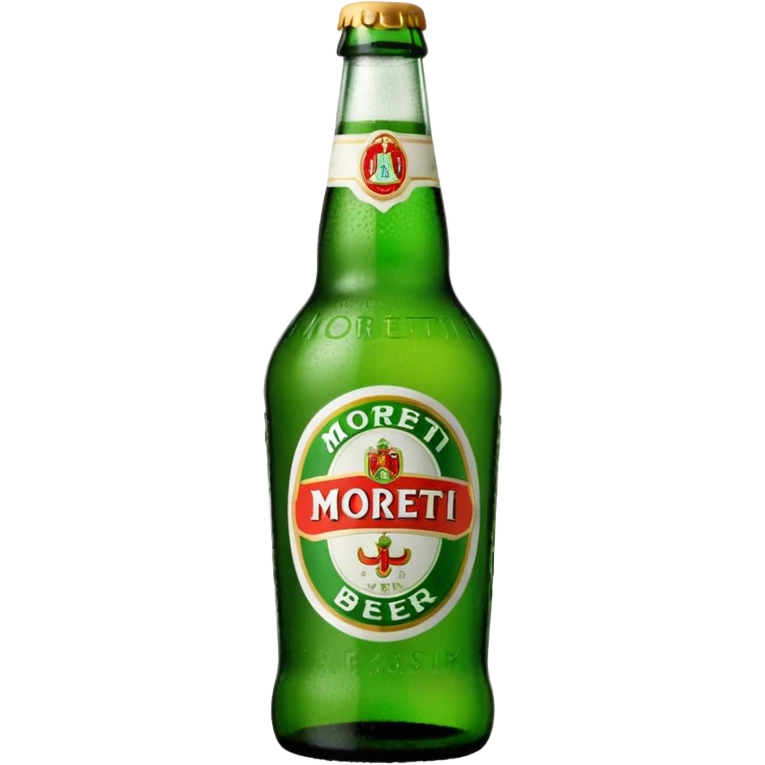 Bottiglia birra Moretti in vetro emoji