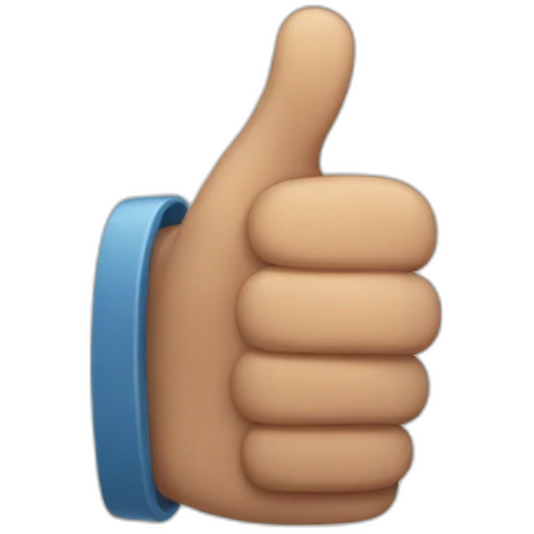 super thumbs up emoji