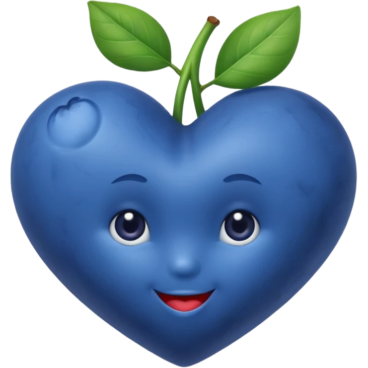 heart blueberry farm  emoji
