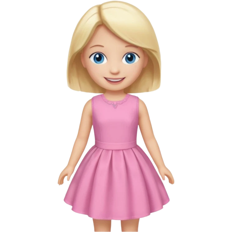 plastic dolls for girls emoji