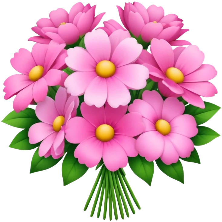 Pink Flower Bouquet  emoji