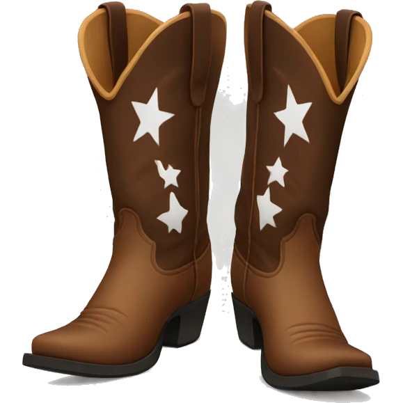 Cowboy boots emoji