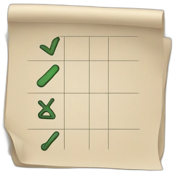check list emoji