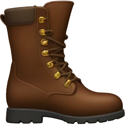 Brown boots emoji