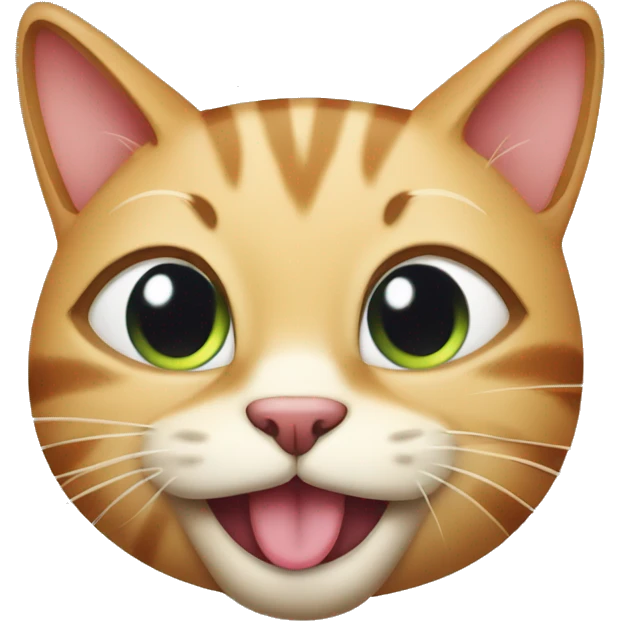 cat winking with tongue out emoji