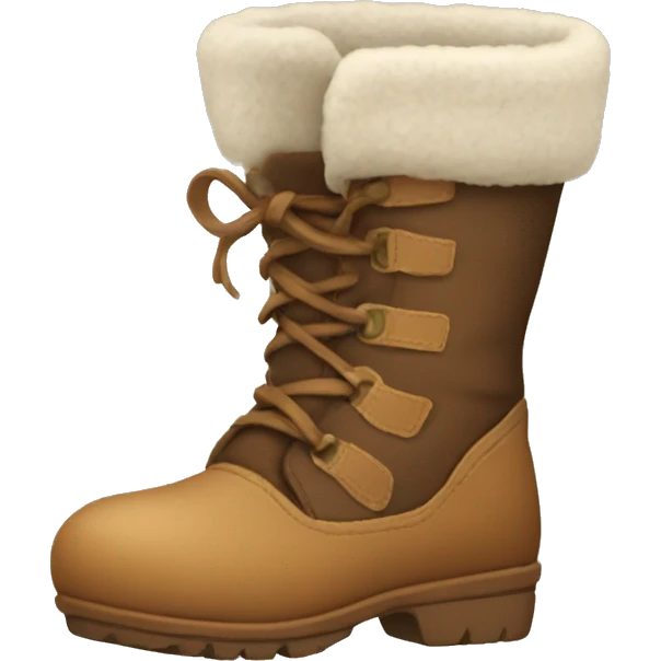 Cozy boots emoji