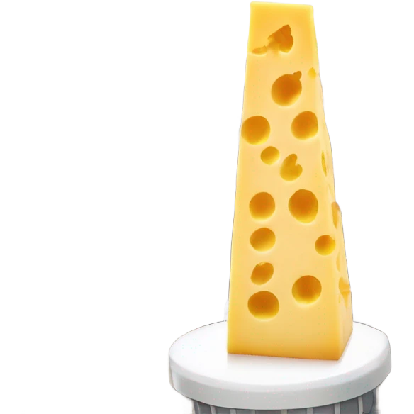 Cheese on top of the Empire State Building  emoji